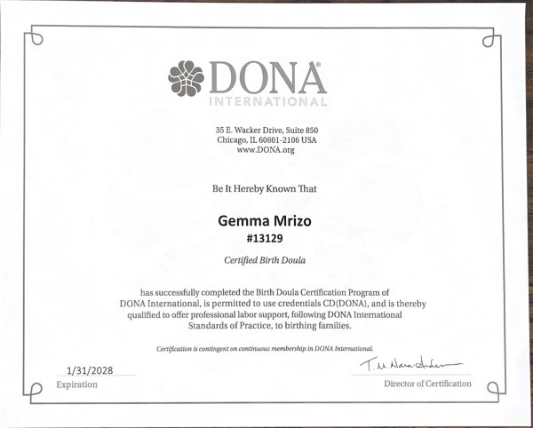 Certification