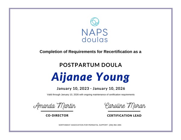 Certification