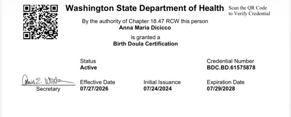 Certification