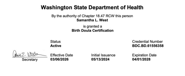 Certification