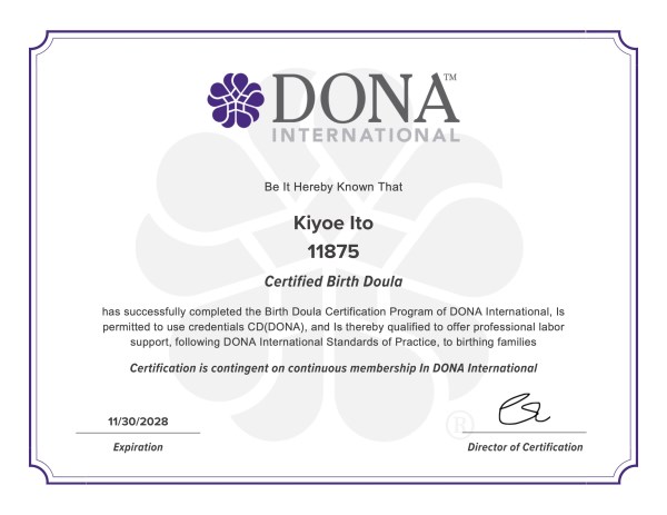 Certification