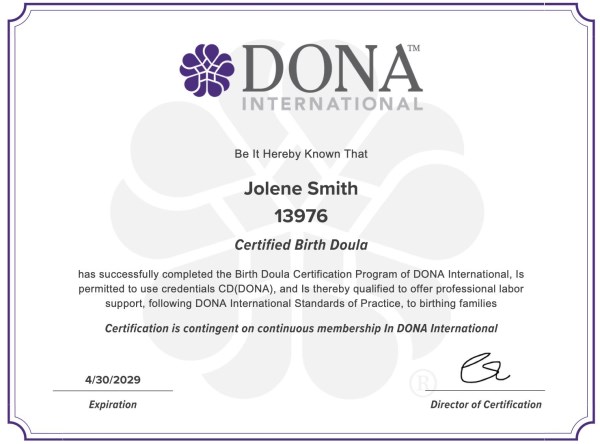 Certification