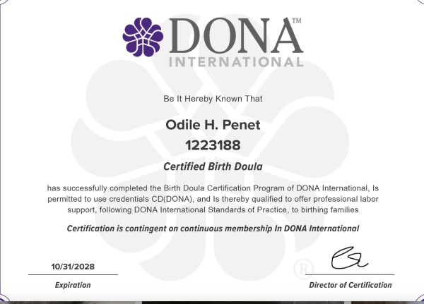 Certification