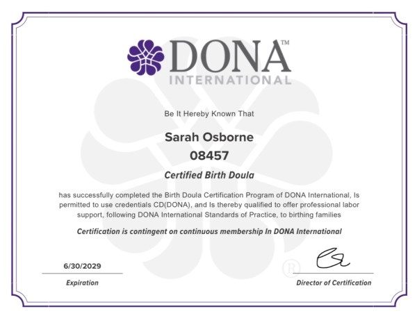 Certification
