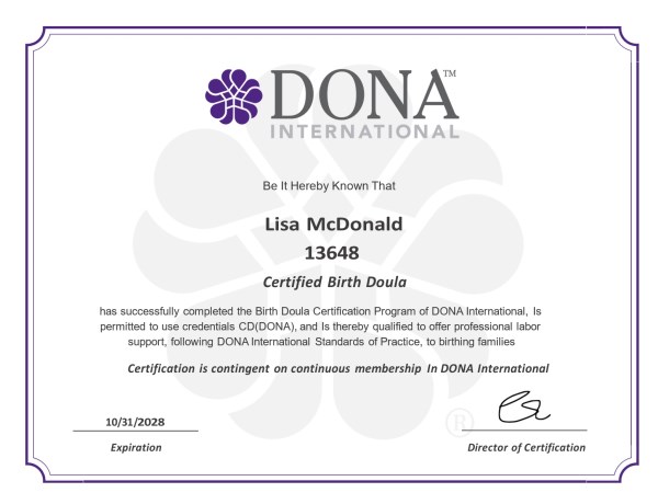 Certification
