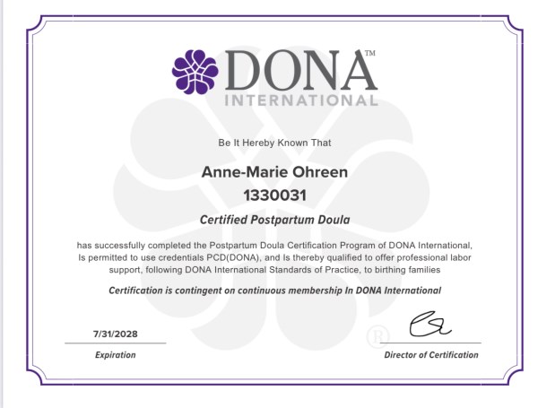 Certification