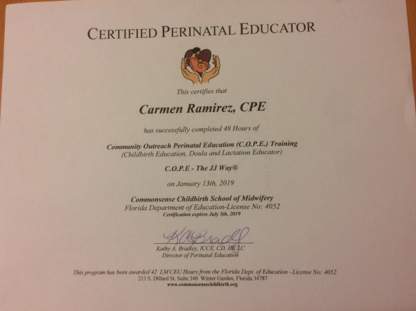 Certification