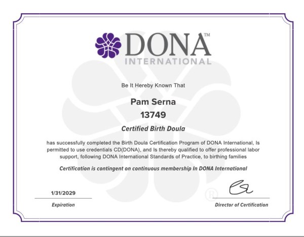 Certification