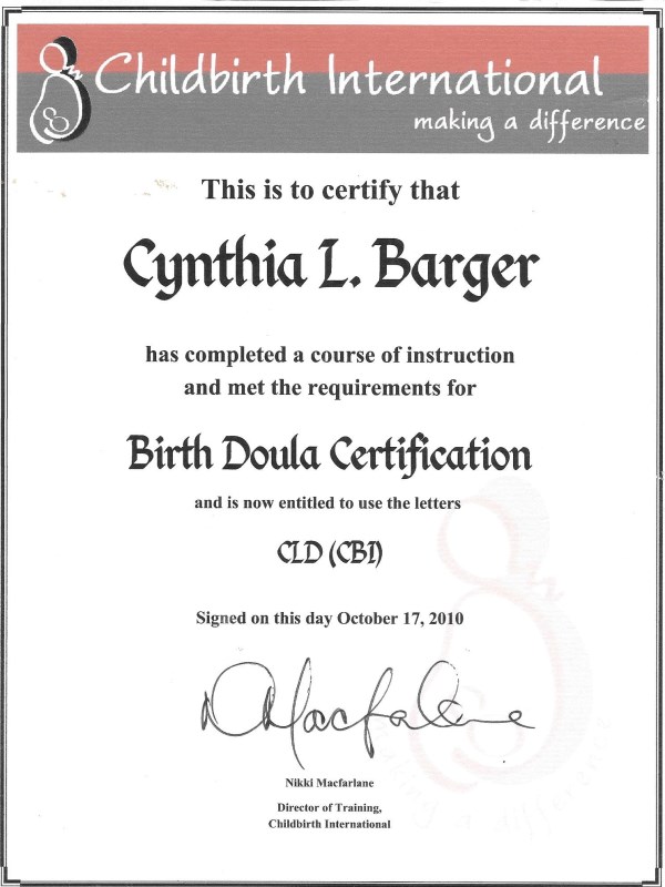 Certification