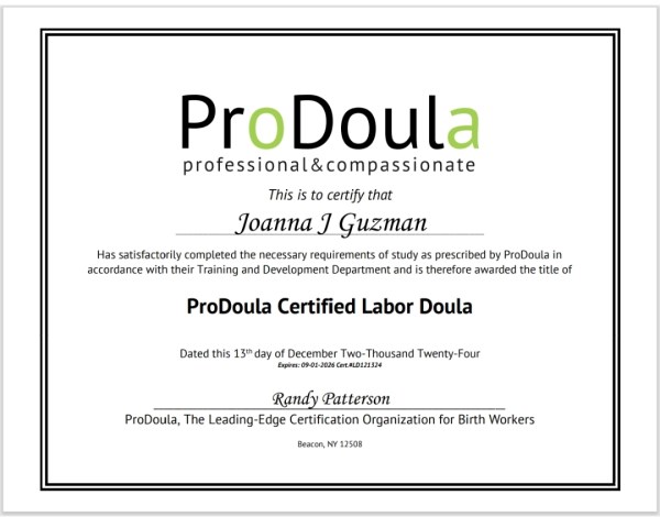 Certification