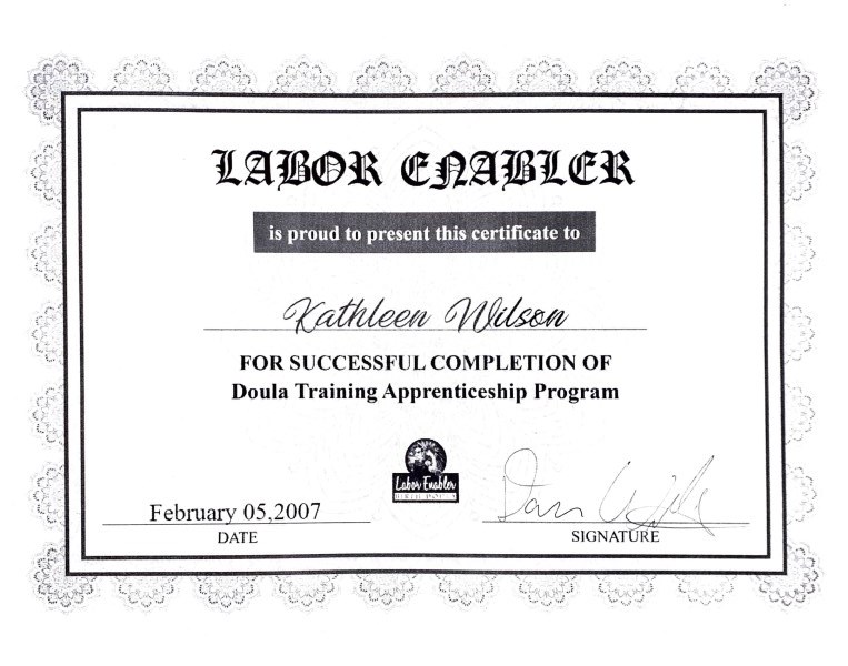 Certification