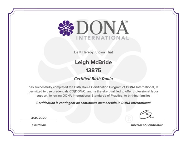 Certification
