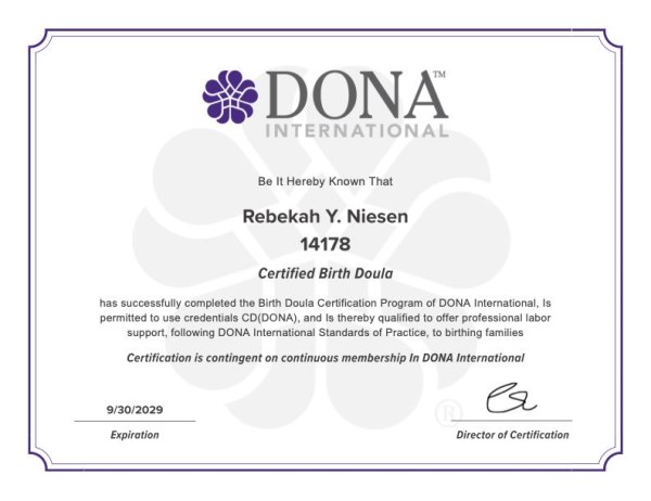 Certification