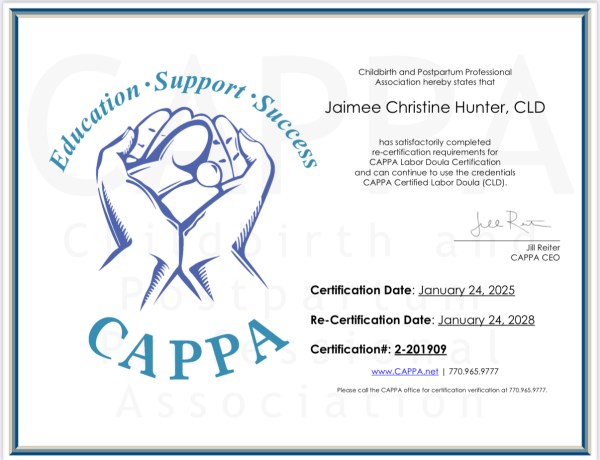Certification