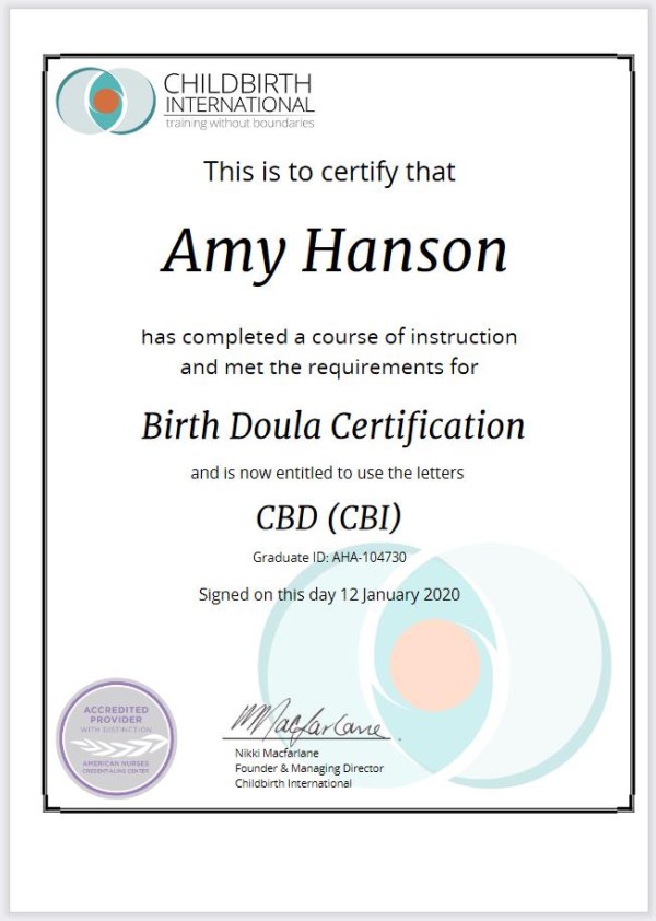 Certification