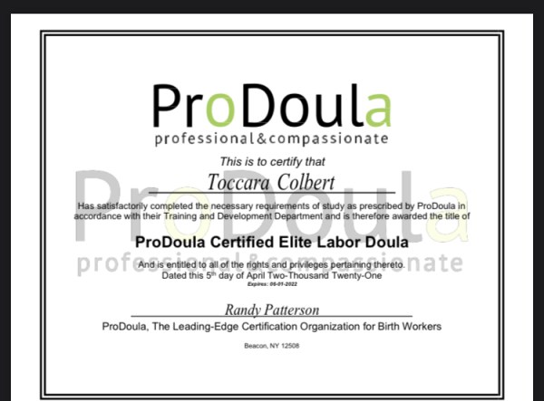 Certification