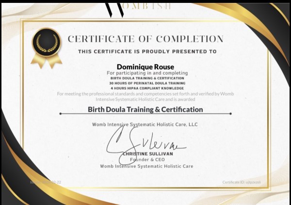 Certification