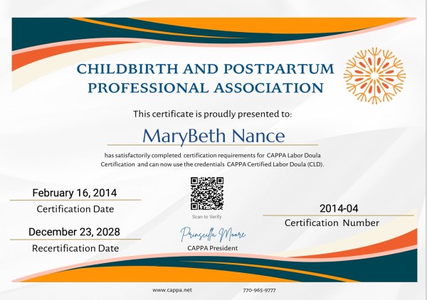 Certification