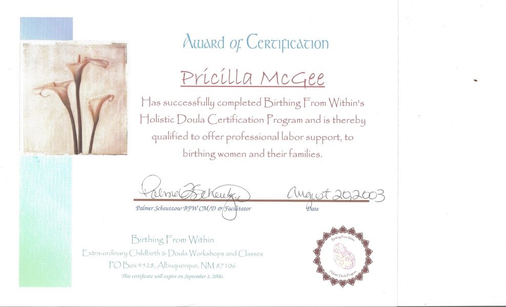 Certification