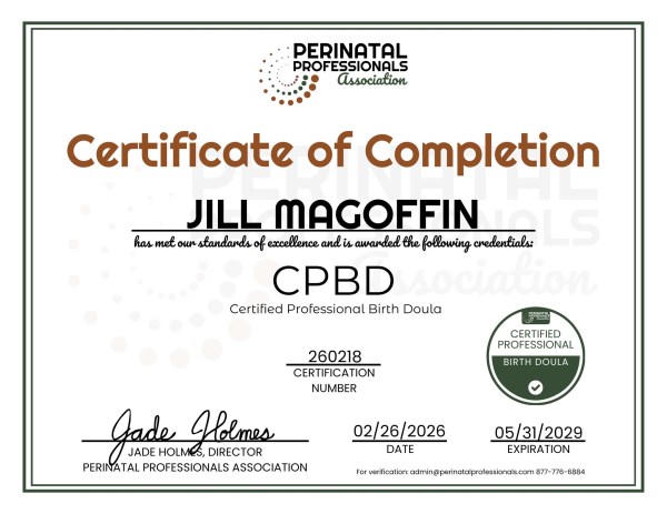 Certification