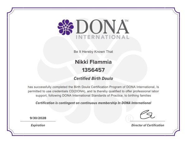 Certification