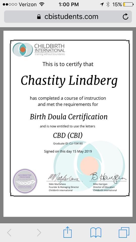 Certification