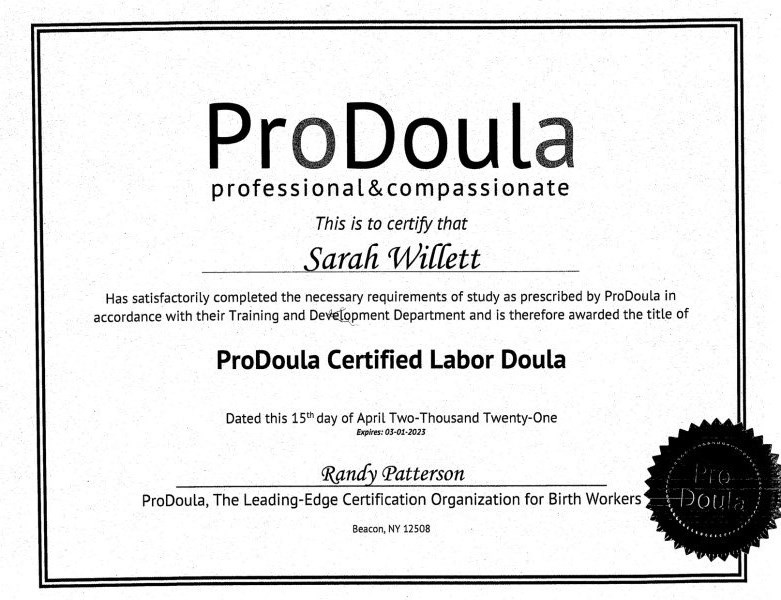 Certification