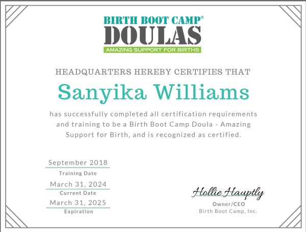 Certification