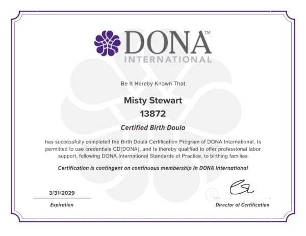 Certification