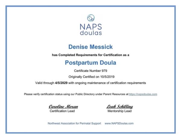 Certification