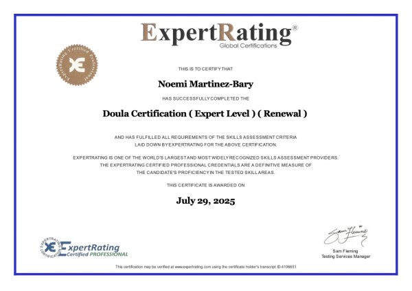 Certification