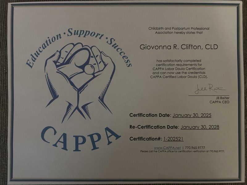 Certification
