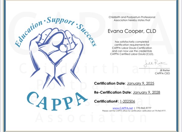 Certification
