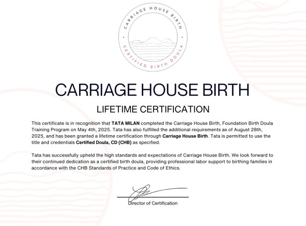 Certification