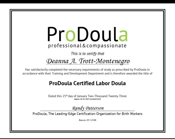 Certification