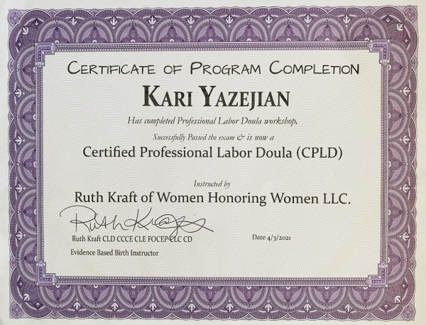 Certification