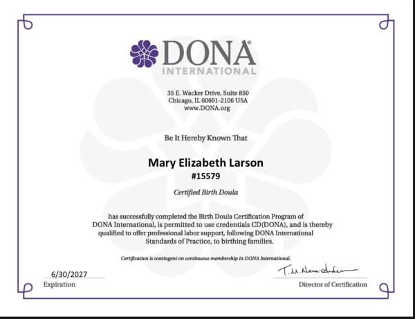 Certification