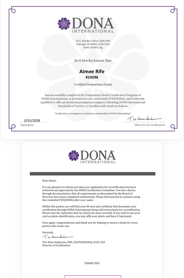 Certification