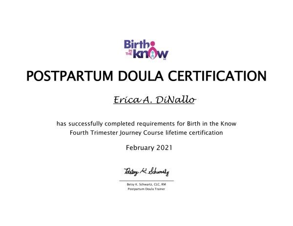 Certification