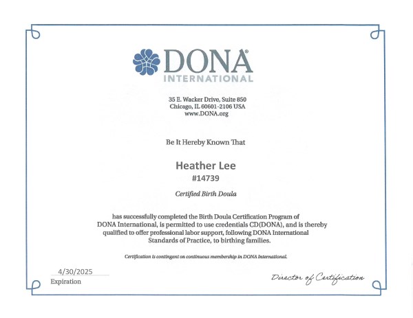 Certification