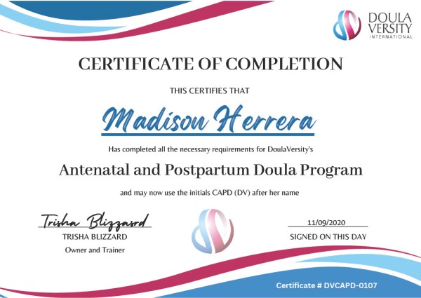 Certification