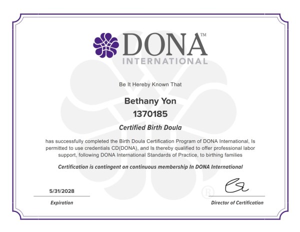 Certification