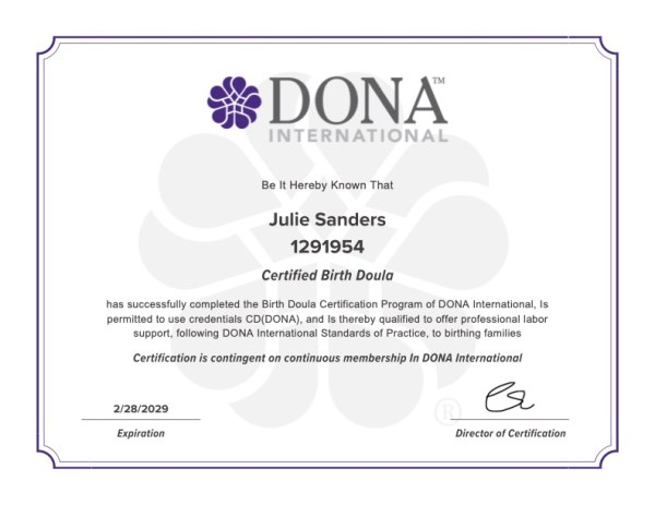 Certification