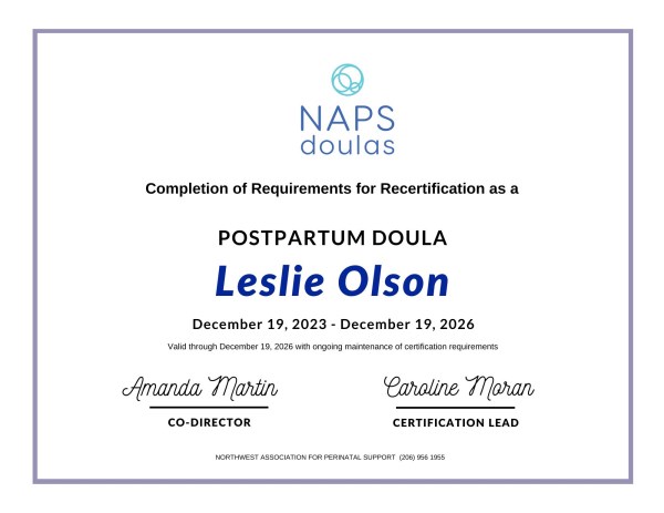 Certification