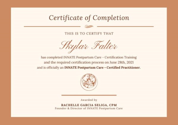 Certification