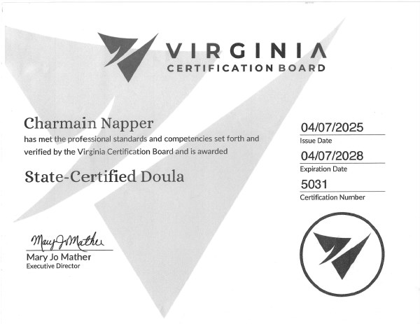 Certification