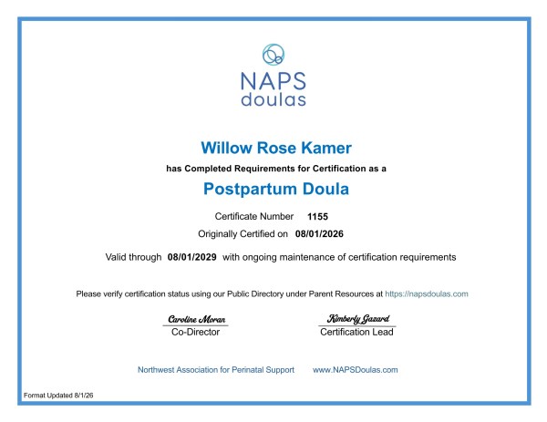 Certification