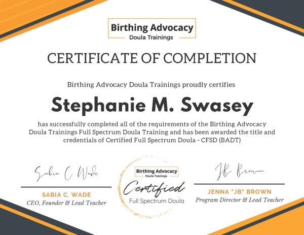 Certification