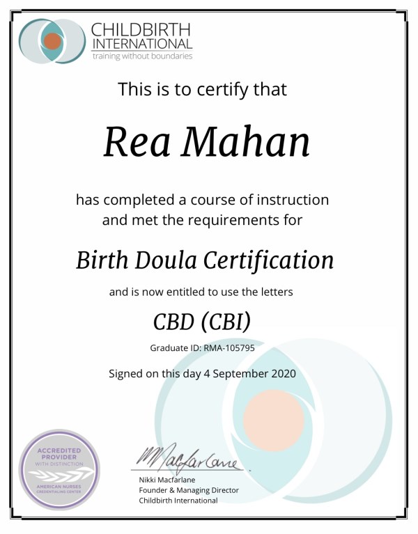 Certification