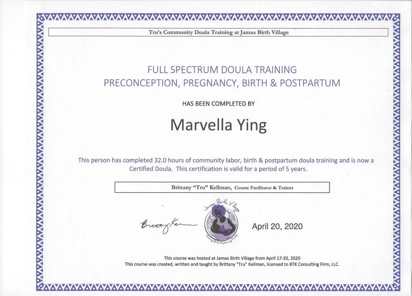 Certification